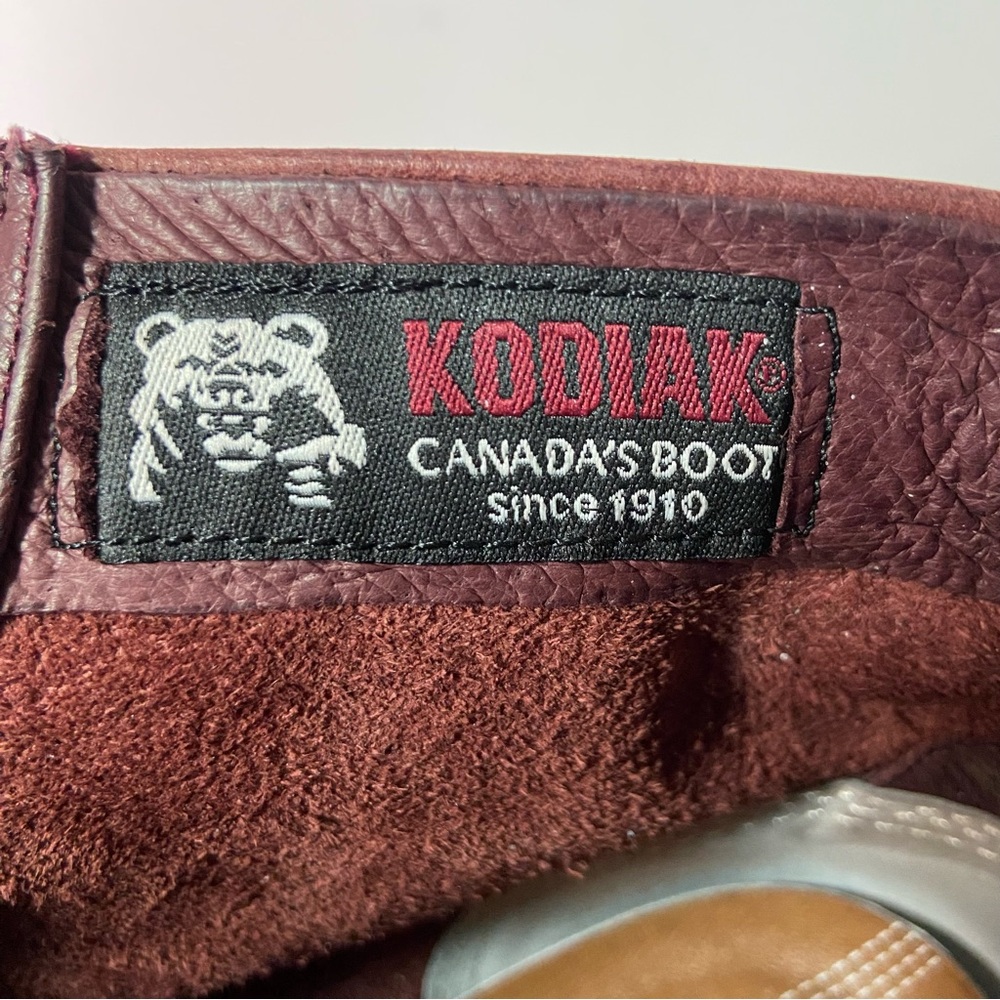 Kodiak Red Distressed Leather Ankle Boots- woman’s 8.5 - Picture 10 of 12